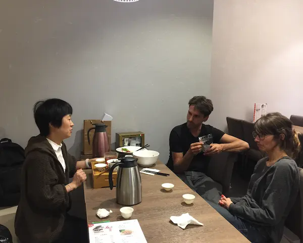 Meeting with overseas clients